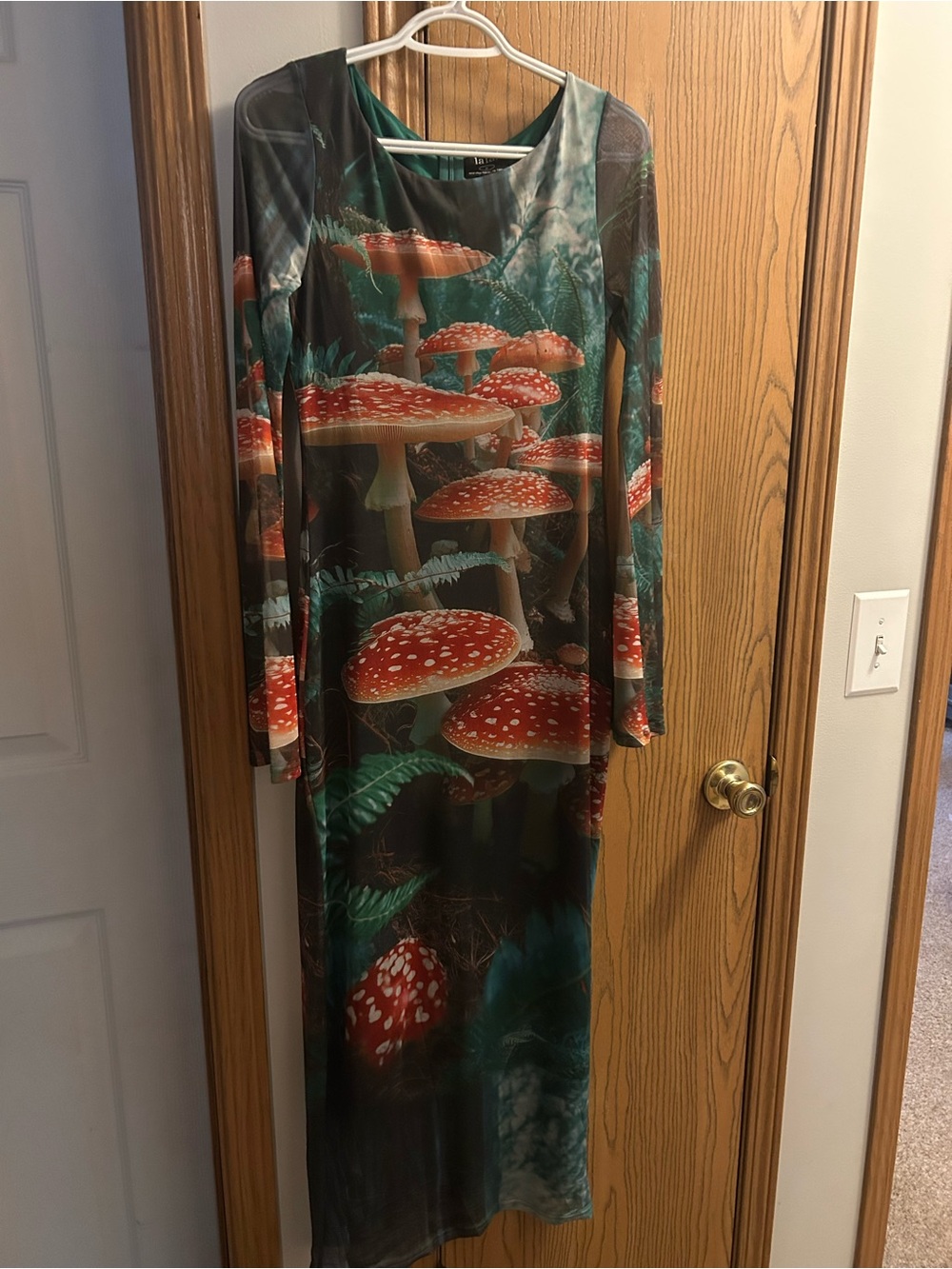 We're All Mad Here Mesh Mushroom Dress - Picture 2 of 4
